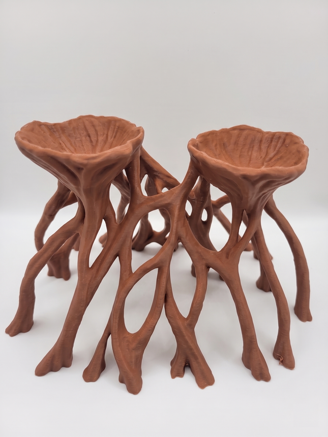 PhD Aqua Fabrication Aquarium Wood Decor Mangrove Root Planters - 3D Printed Mangrove Roots for Live Plants - "Mangrove Root Planters" Model