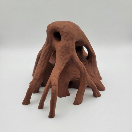 Aquarium Driftwood Decor Red Mangrove Roots - 3D Printed Natural Look Wood for Fish Tanks - "Red Mangrove Roots" Model