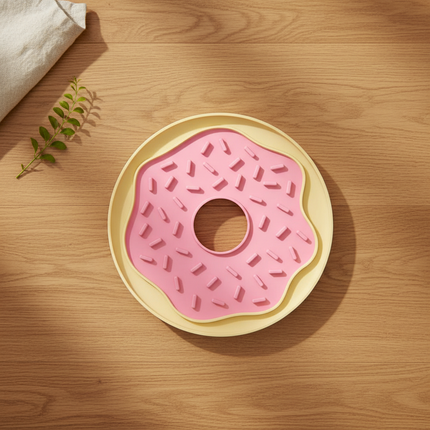 Glazed Donut™ Lick Mat & Spatula