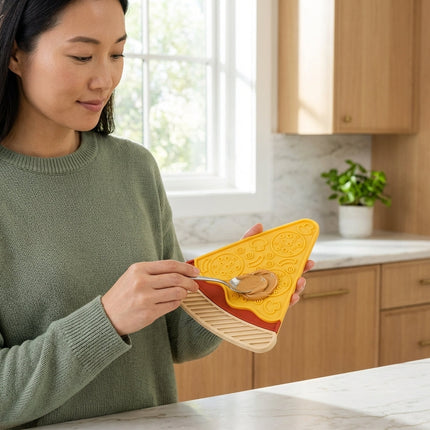 Herby Pizza™ Lick Mat & Spatula