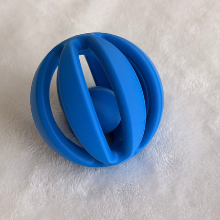 Ball-in-Ball Interactive Toy for Cats & Small Dogs