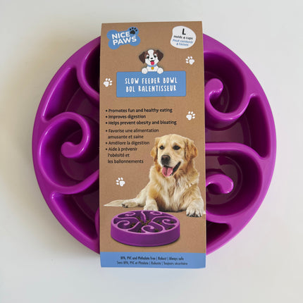 Flower Slow Feeder Bowl for Dogs