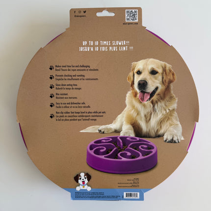 Flower Slow Feeder Bowl for Dogs