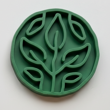 Slow Feeder Bowl for Dogs & Cats | Leaves Design