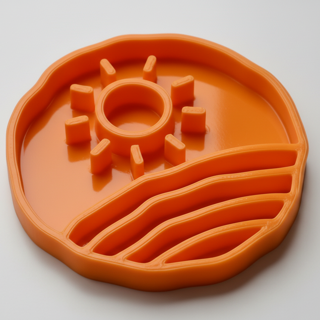 Slow Feeder Bowl for Dogs & Cats | Sunset Design