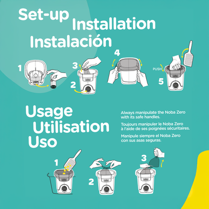 Noba Animal Co. Noba Zero Cat Litter Bags – 60 Refills