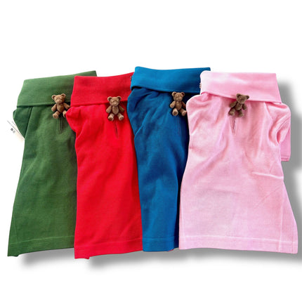 Puccissimé Pet Couture Dark Teal Cotton Dog Shirt