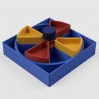 Blue / Medium: 150mm*150mm