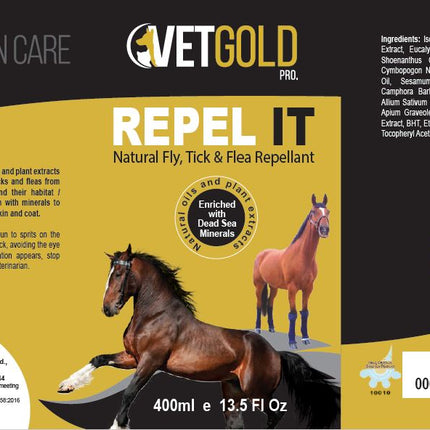 Repelit All Natural Fly, Tick & Flea Repellent Spray