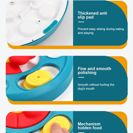 Round Puzzle Feeder for Dogs