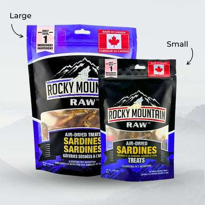 Rocky Mountain Raw Air-Dried Sardine Dog Treats