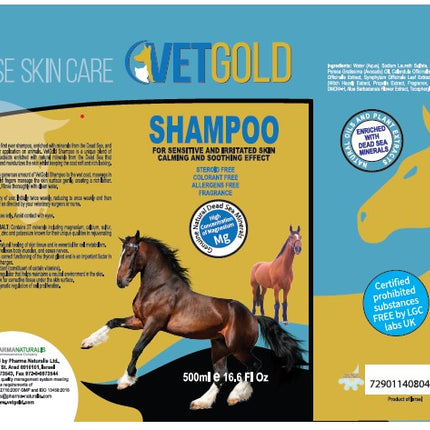 VetGold Shampoo for Sensitive & Irritated Skin