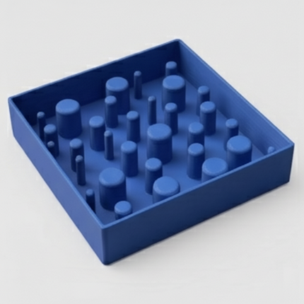 Square Slow Feeder Bowl for Dogs & Cats