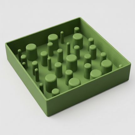Square Slow Feeder Bowl for Dogs & Cats