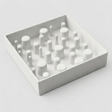 Square Slow Feeder Bowl for Dogs & Cats