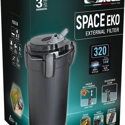 Sicce Space EKO 320 External Canister Filter - up to 85gal