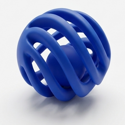 Ball-in-Ball Interactive Toy for Cats & Small Dogs