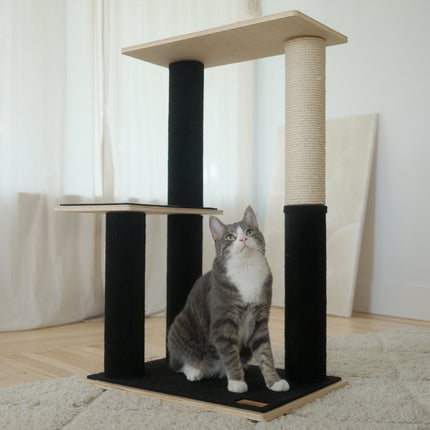 Noba Animal Co. Modern Plywood 2-Level Cat Tree