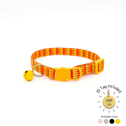 Cat Collar Breakaway - Tribal Designs with ID Tag