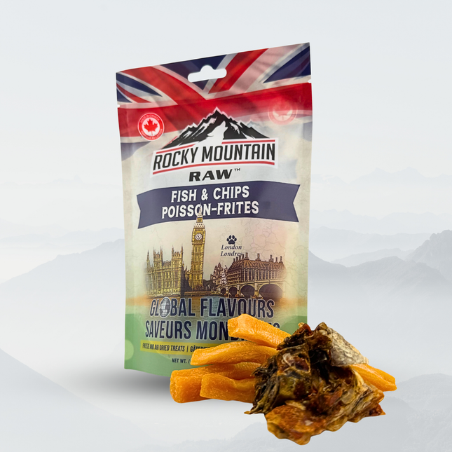 Rocky Mountain Raw British Fish & Chips Dog Treats