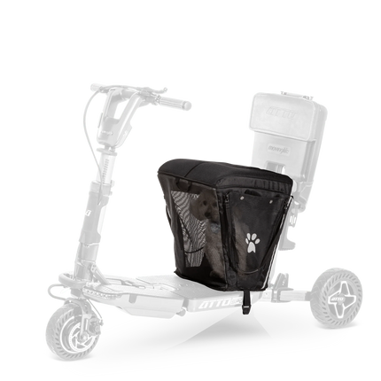 Moving Life ATTO Pet Carrier & Cushion Black 600-004840 | 40L Scooter Accessory Canada