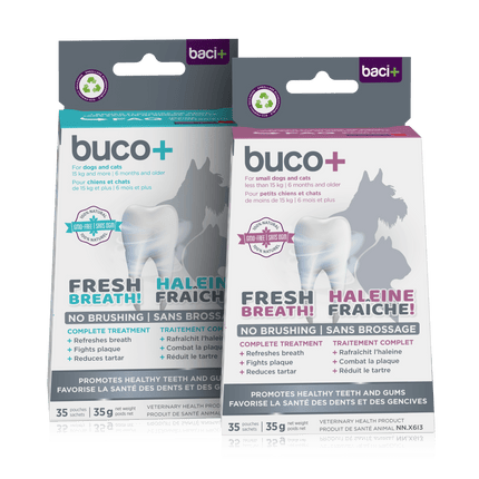 Buco+ 150mg – Soins Dentaires Naturels pour Chiens et Chats +15KG