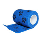 Blue With Paw Print