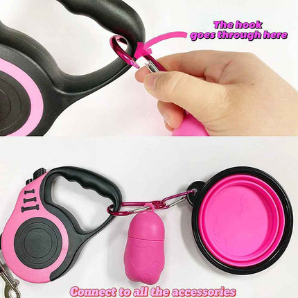Retractable Dog Leash, 3 m or 5 m