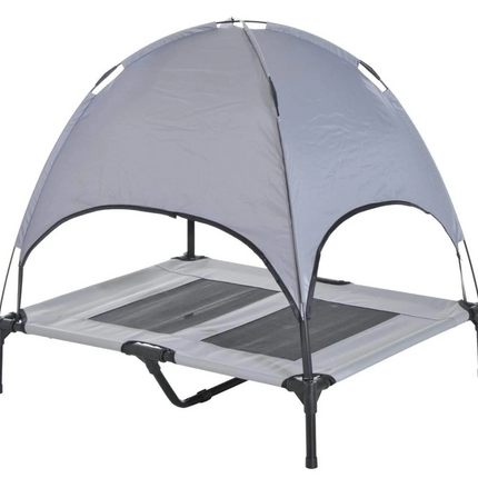 Portable bed with canopy