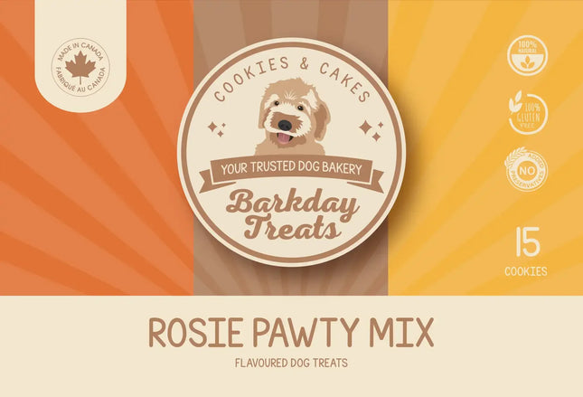 Rosie’s Pawty Mix Assorted Dog Cookies