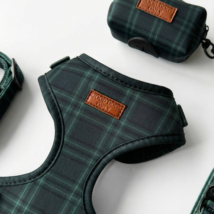 Plaid Waste Bag Holder