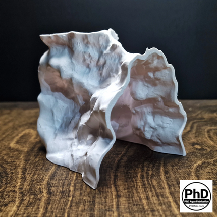 Aquarium Cave Underground Tunnel Hiding Spot - 3D Printed Rock Hide - Modular Fish Tank Decor - "Rift Channel" Model