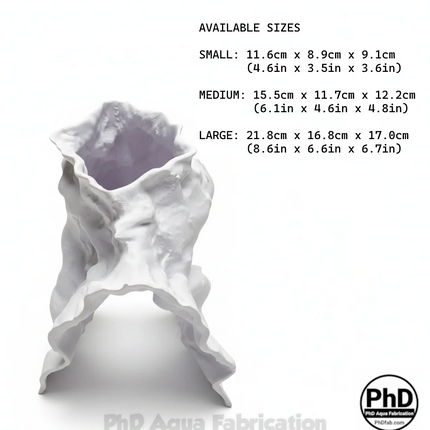 Aquarium Cave Underground Tunnel Hiding Spot - 3D Printed Rock Hide - Modular Fish Tank Decor - "Rift Channel" Model