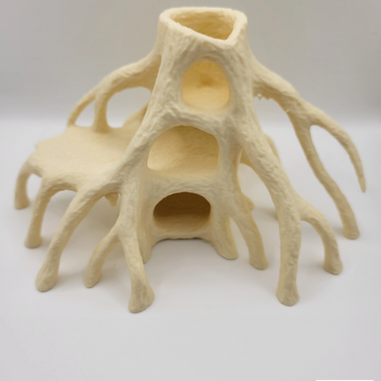 Aquarium Wood Decor Red Mangrove Caves - 3D Printed Natural Root Hideout for Fish & Shrimp - "Red Mangrove Caves" Model