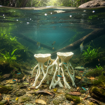 Aquarium Wood Decor Mangrove Root Planters - 3D Printed Mangrove Roots for Live Plants - "Mangrove Root Planters" Model