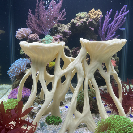 Aquarium Wood Decor Mangrove Root Planters - 3D Printed Mangrove Roots for Live Plants - "Mangrove Root Planters" Model
