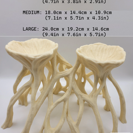 Aquarium Wood Decor Mangrove Root Planters - 3D Printed Mangrove Roots for Live Plants - "Mangrove Root Planters" Model