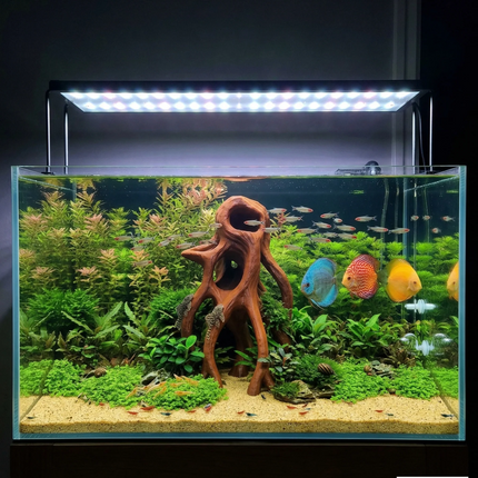 Aquarium Wood Decor - Tall 3D Printed Natural Look Wood Propagules for Vertical Aquascaping - "High Mangrove Roots" Model