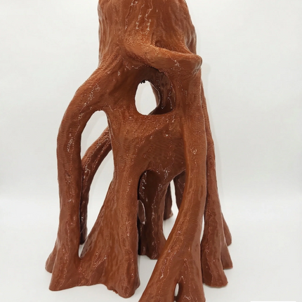 Aquarium Wood Decor - Tall 3D Printed Natural Look Wood Propagules for Vertical Aquascaping - "High Mangrove Roots" Model